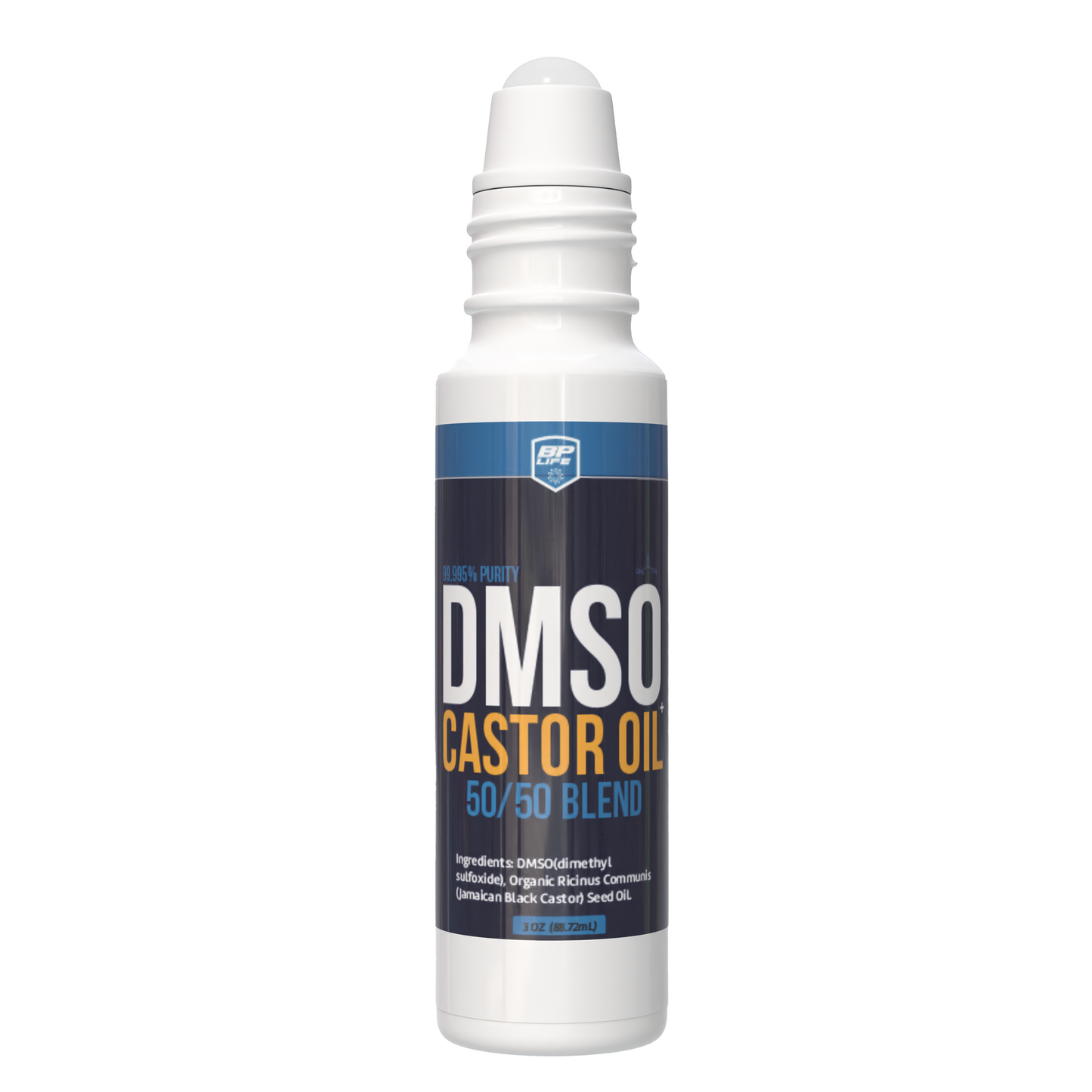 DMSO + Castor Oil Blend – Dual-Action Topical Carrier 3oz roll on