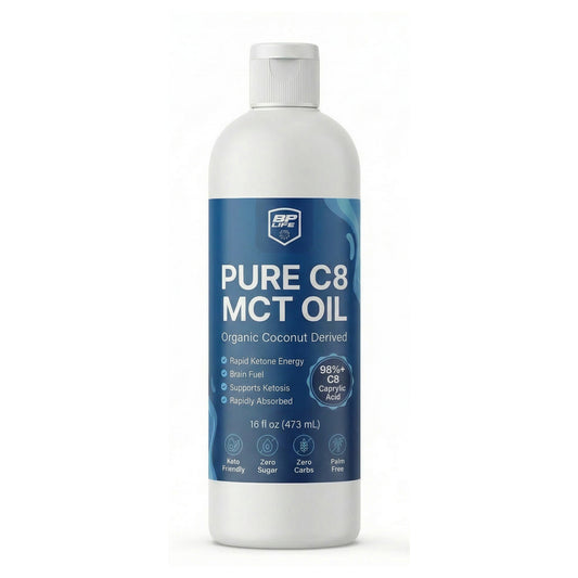 Organic C8 MCT oil (16oz)