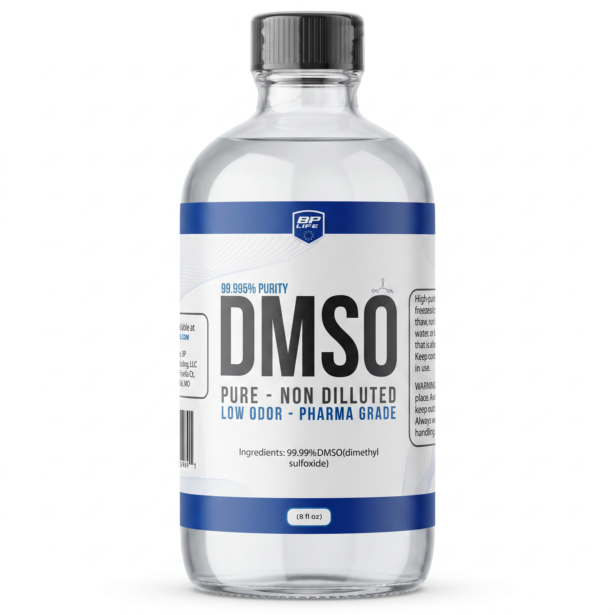 8oz DMSO Low Odor Pharmaceutical Grade