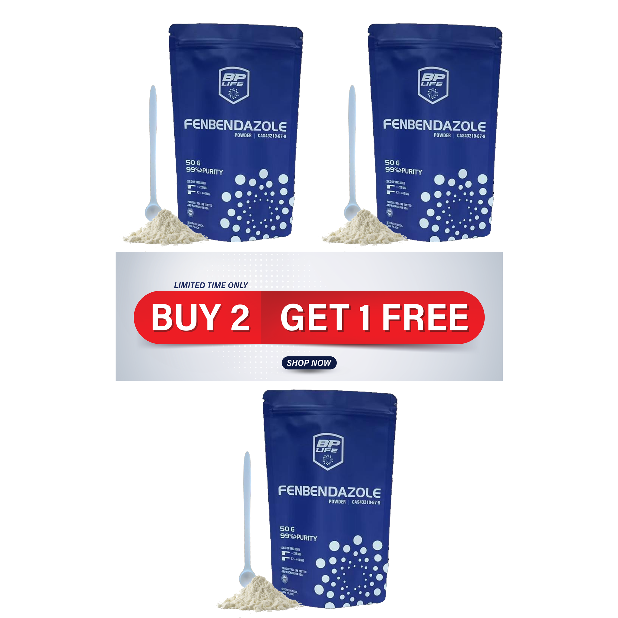 Limited Time Sale Buy 2 50G, get 1 Free