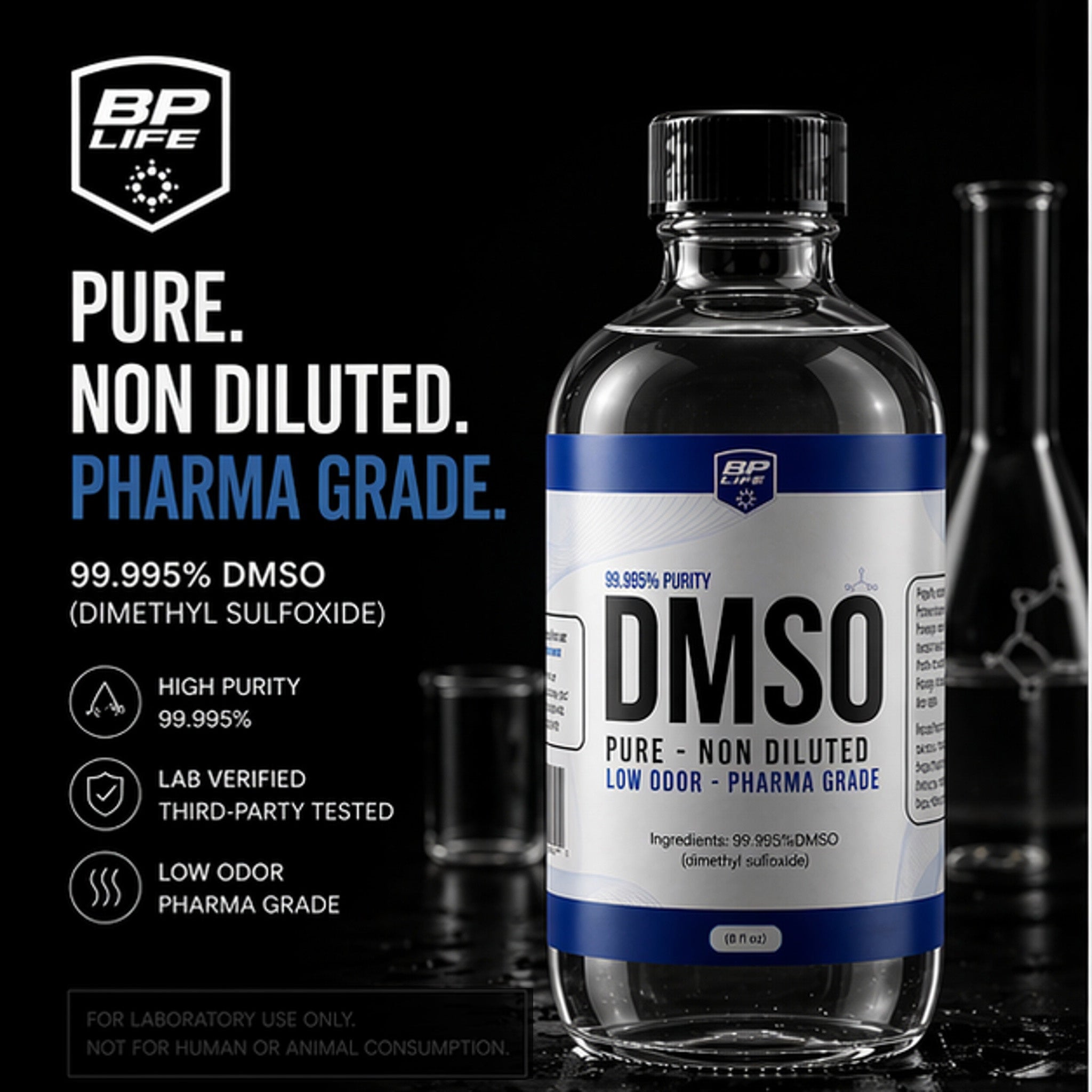 8oz DMSO Low Odor Pharmaceutical Grade