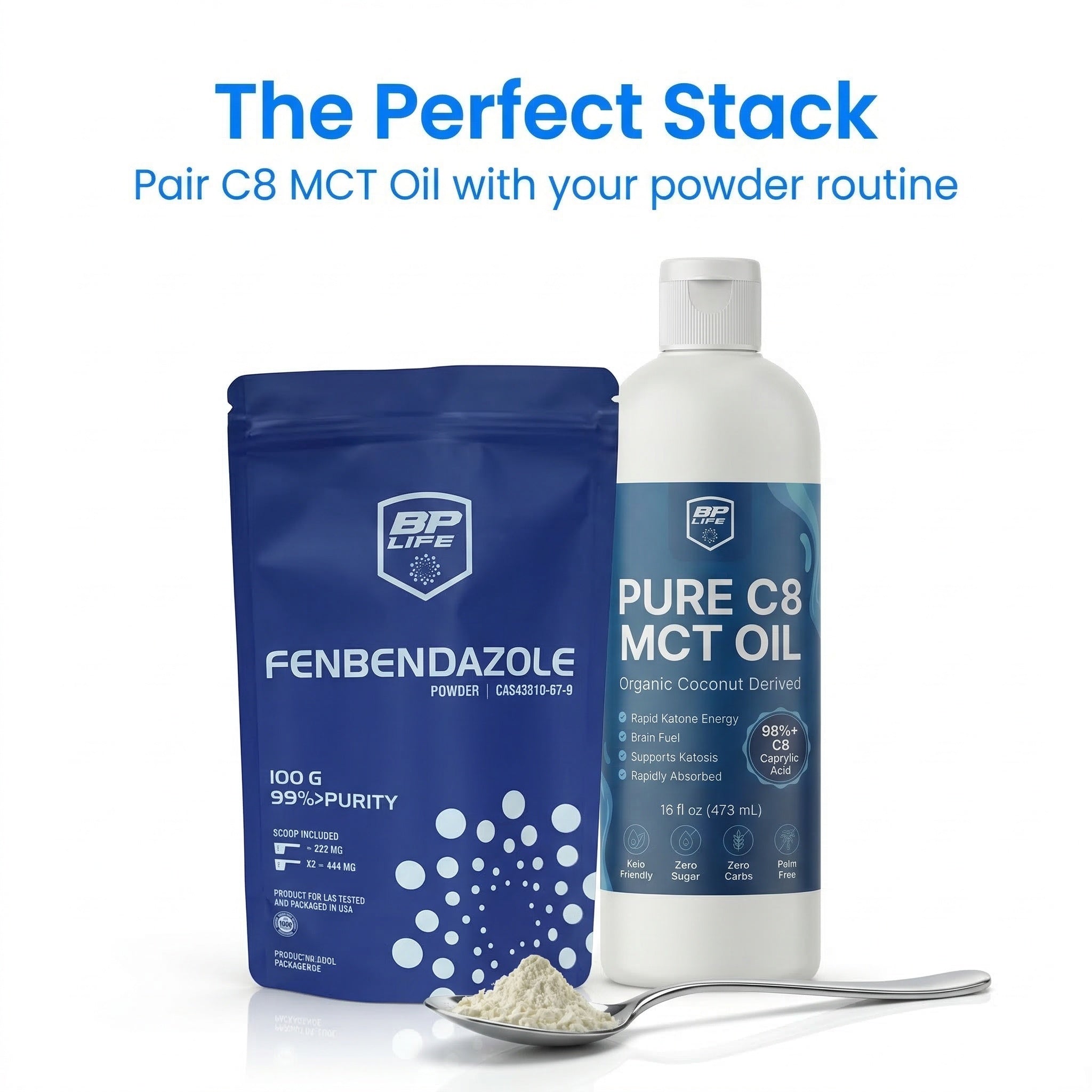 Organic C8 MCT oil (16oz)