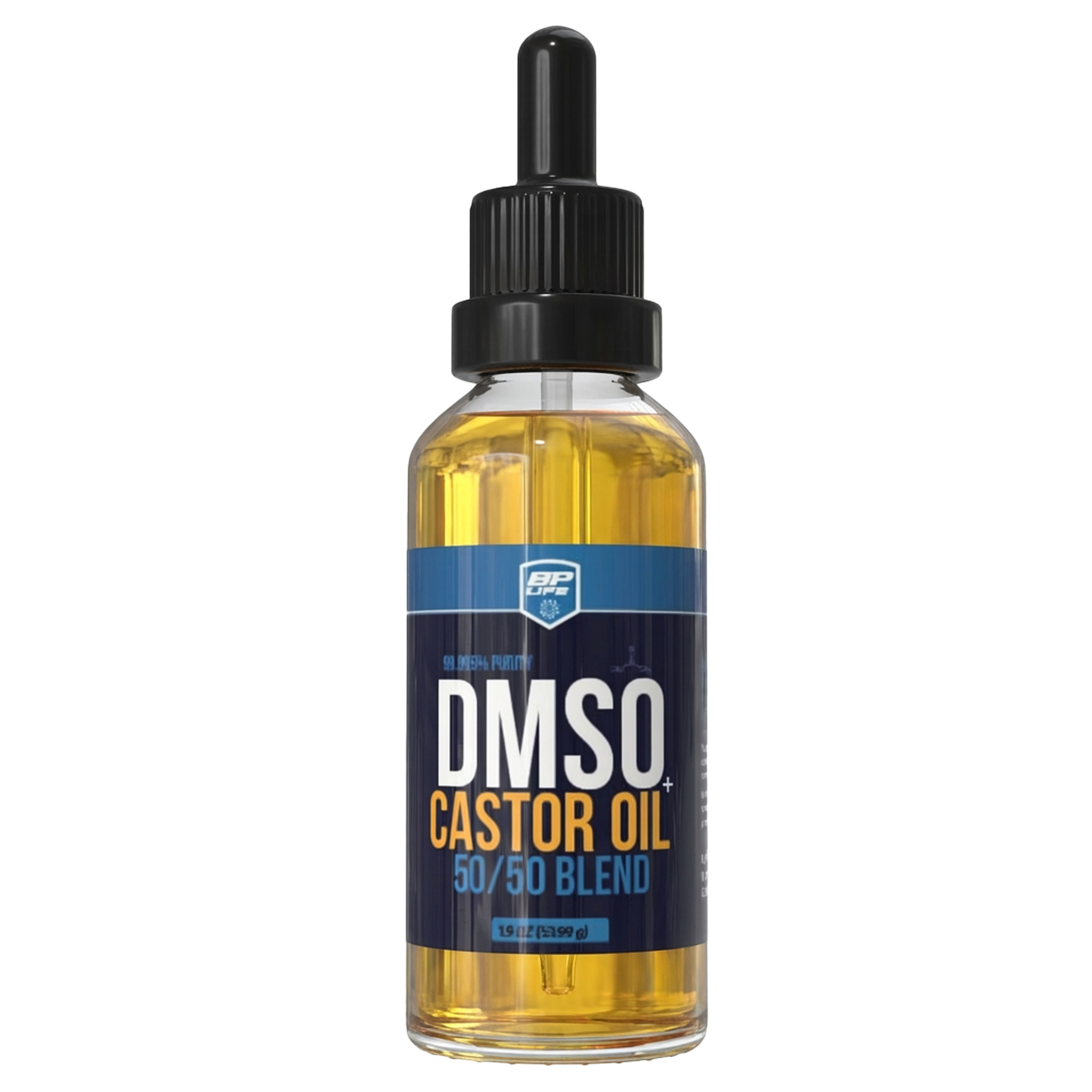 DMSO + Castor Oil Blend – Dual-Action Topical Carrier (2oz Dropper)