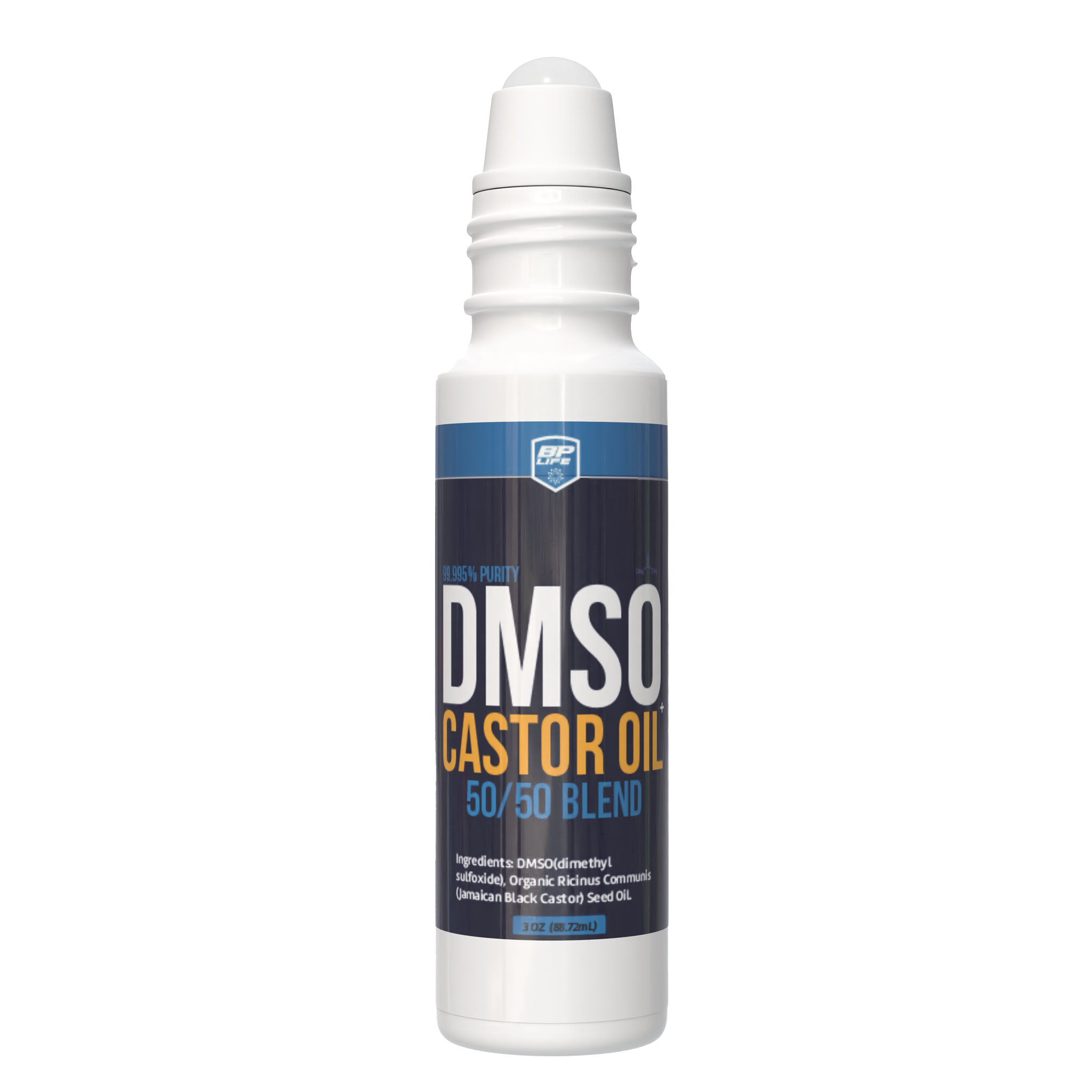 DMSO + Castor Oil Blend – Dual-Action Topical Carrier 3oz roll on